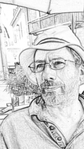with hat